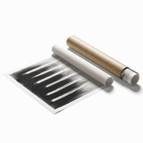 Modern Abstract Wall Art - Black & White Minimalist Canvas