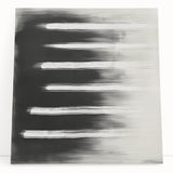 Modern Abstract Wall Art - Black & White Minimalist Canvas