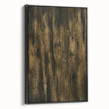 Luxury Moody Modern Wall Art - Abstract Gold & Black Canvas Print
