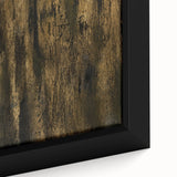 Luxury Moody Modern Wall Art - Abstract Gold & Black Canvas Print