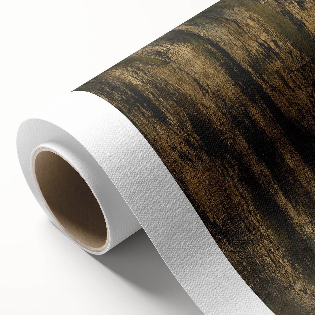 Luxury Moody Modern Wall Art - Abstract Gold & Black Canvas Print