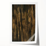 Luxury Moody Modern Wall Art - Abstract Gold & Black Canvas Print