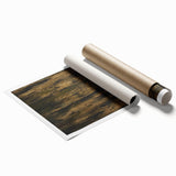 Luxury Moody Modern Wall Art - Abstract Gold & Black Canvas Print