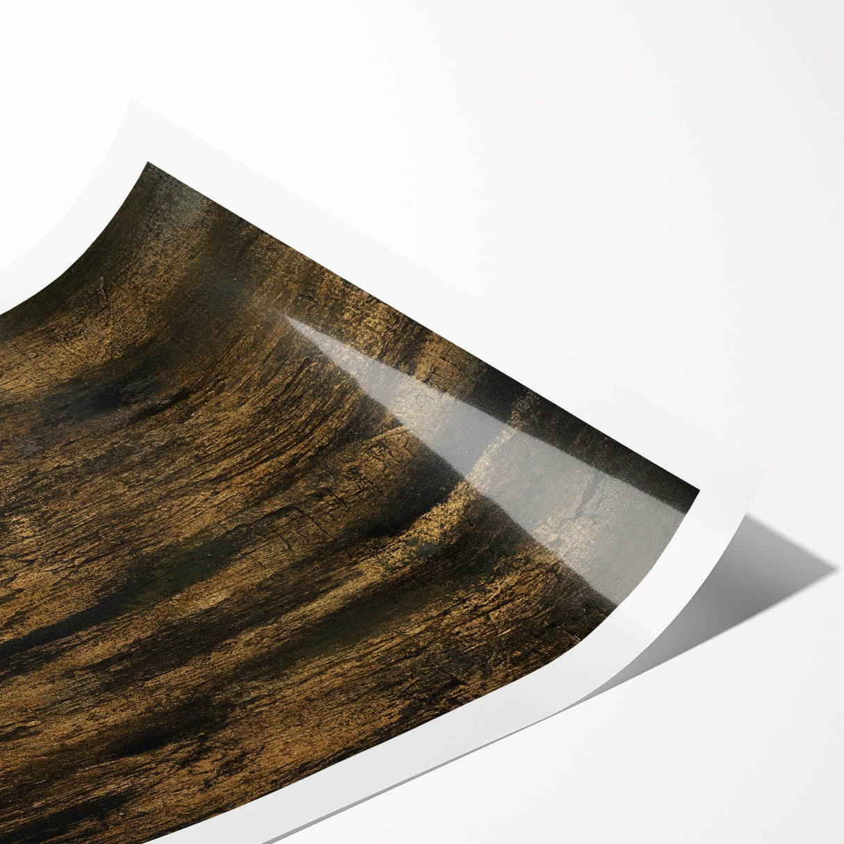 Luxury Moody Modern Wall Art - Abstract Gold & Black Canvas Print