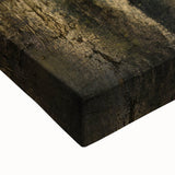 Luxury Moody Modern Wall Art - Abstract Gold & Black Canvas Print