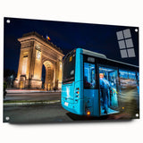 Urban Architectural Wall Art - Illuminated City Arch Print