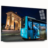 Urban Architectural Wall Art - Illuminated City Arch Print