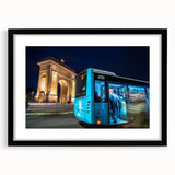 Urban Architectural Wall Art - Illuminated City Arch Print