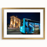 Urban Architectural Wall Art - Illuminated City Arch Print