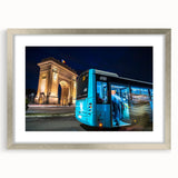 Urban Architectural Wall Art - Illuminated City Arch Print