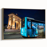 Urban Architectural Wall Art - Illuminated City Arch Print