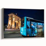 Urban Architectural Wall Art - Illuminated City Arch Print