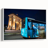 Urban Architectural Wall Art - Illuminated City Arch Print