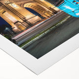 Urban Architectural Wall Art - Illuminated City Arch Print