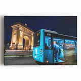 Urban Architectural Wall Art - Illuminated City Arch Print