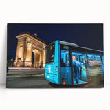 Urban Architectural Wall Art - Illuminated City Arch Print
