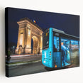 Urban Architectural Wall Art - Illuminated City Arch Print