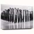 Misty Wooden Posts - Fine Art Photography Canvas Prints