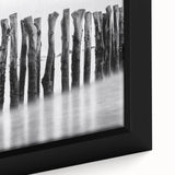 Misty Wooden Posts - Fine Art Photography Canvas Prints