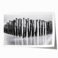 Misty Wooden Posts - Fine Art Photography Canvas Prints