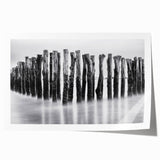 Misty Wooden Posts - Fine Art Photography Canvas Prints