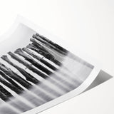 Misty Wooden Posts - Fine Art Photography Canvas Prints