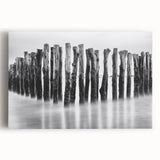 Misty Wooden Posts - Fine Art Photography Canvas Prints