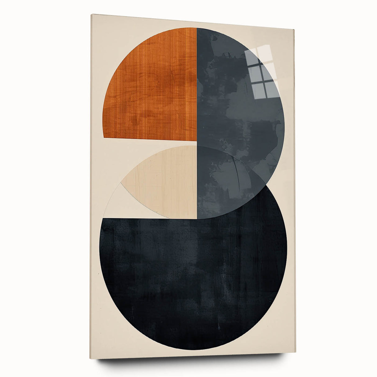 Modern Geometric Wall Décor – Minimalist Abstract Circle Composition