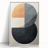 Modern Geometric Wall Décor – Minimalist Abstract Circle Composition