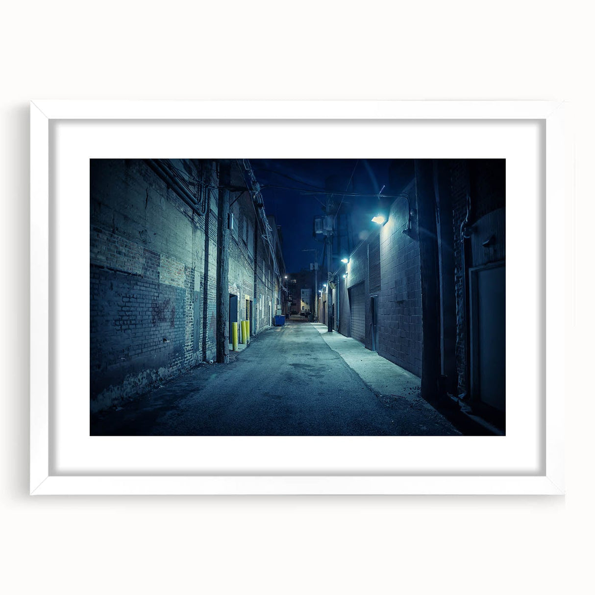 Urban Scenery Wall Art – Dark Cityscape Photography Prints on Canvas