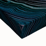 Fluid Abstract Wall Art - Contemporary Fluid Art Pieces Dark Teal