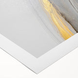 Modern Fluid Art Prints - Abstract Fluid Canvas Art in Gold and Gray