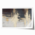 Industrial Fade – Neutral Abstract Wall Art in Gold and Gray Tones