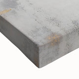 Industrial Fade – Neutral Abstract Wall Art in Gold and Gray Tones