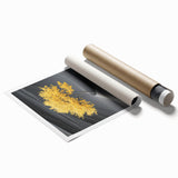 Golden Tree in Black Desert – Tree Art Prints & Nature Wall Art