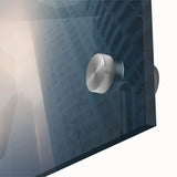 City Skyline Wall Art – Foggy Urban Landscape Photography Print