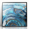 Fluid Abstract Art Collection - Modern Fluid Art Prints in Pink & Gray
