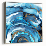Fluid Abstract Art Collection - Modern Fluid Art Prints in Pink & Gray