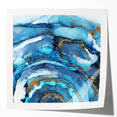 Fluid Abstract Art Collection - Modern Fluid Art Prints in Pink & Gray