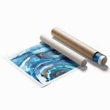 Fluid Abstract Art Collection - Modern Fluid Art Prints in Pink & Gray