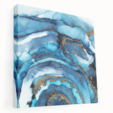 Fluid Abstract Art Collection - Modern Fluid Art Prints in Pink & Gray