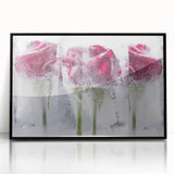 Frozen Roses Elegance - Fine Art Photography Acrylic Prints