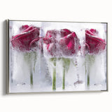 Frozen Roses Elegance - Fine Art Photography Acrylic Prints