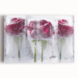 Frozen Roses Elegance - Fine Art Photography Acrylic Prints