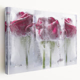 Frozen Roses Elegance - Fine Art Photography Acrylic Prints