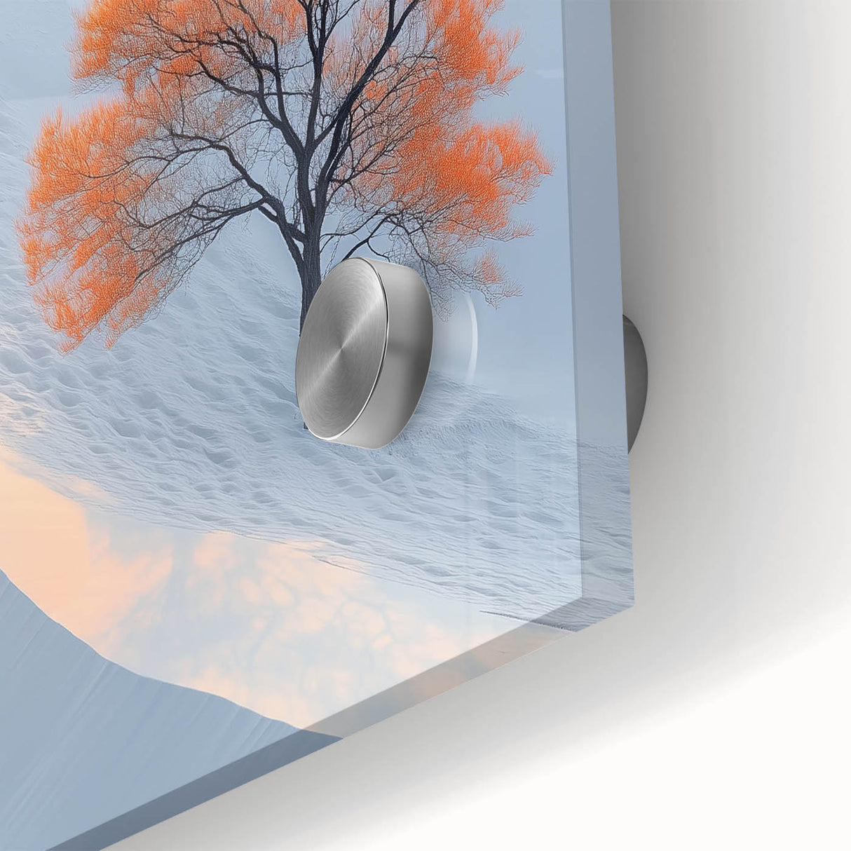 Winter Serenity – Orange Tree Landscape Art Prints & Nature Wall Art