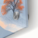 Winter Serenity – Orange Tree Landscape Art Prints & Nature Wall Art