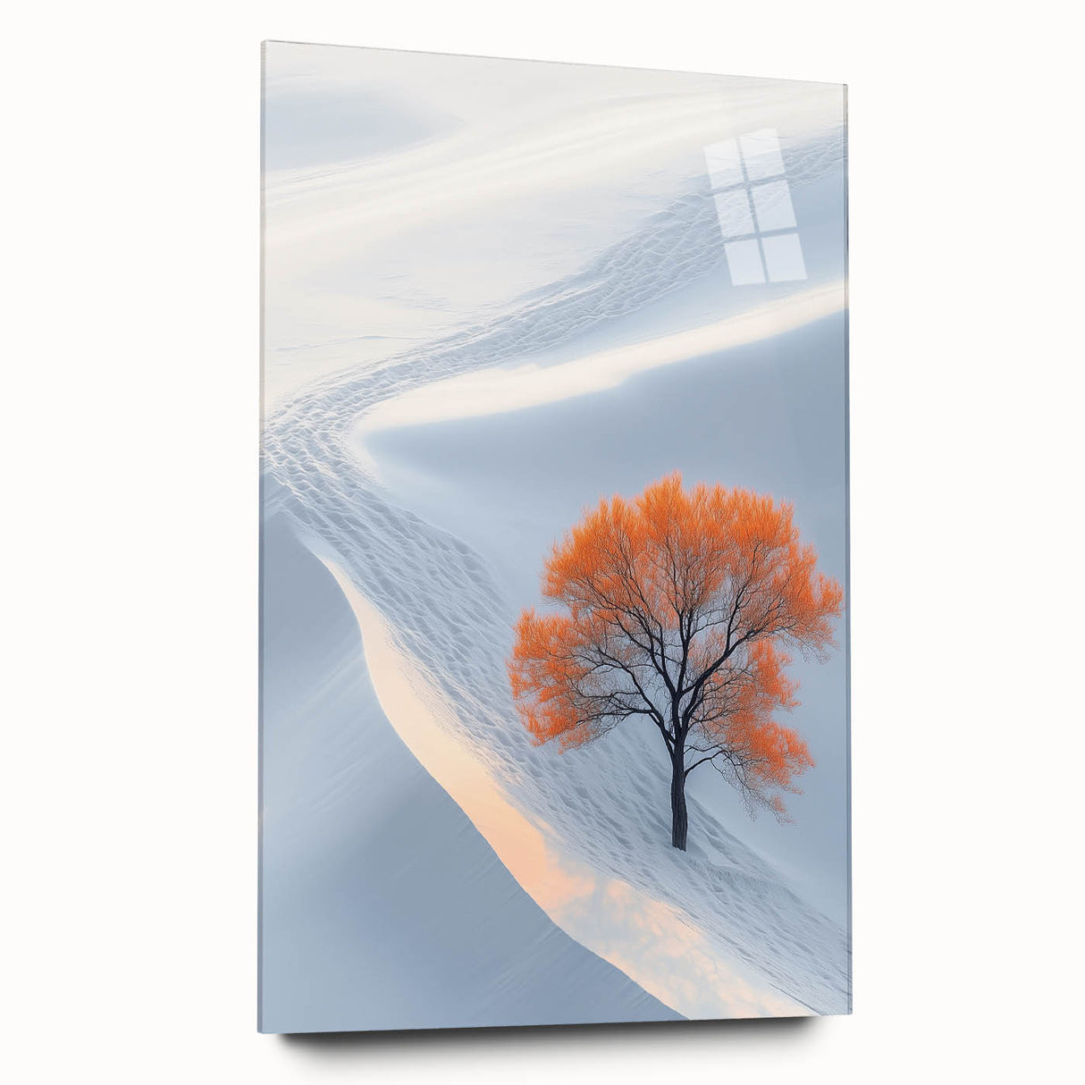 Winter Serenity – Orange Tree Landscape Art Prints & Nature Wall Art