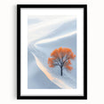 Winter Serenity – Orange Tree Landscape Art Prints & Nature Wall Art