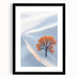 Winter Serenity – Orange Tree Landscape Art Prints & Nature Wall Art
